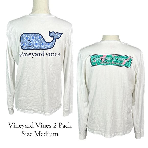Vineyard Vines Tops - Vineyard Vines Like New 2 Pack Bundle Size Women's Medium Long Sleeve Shirts